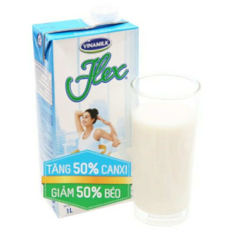Sữa dinh dưỡng không đường Vinamilk Flex hộp 1L