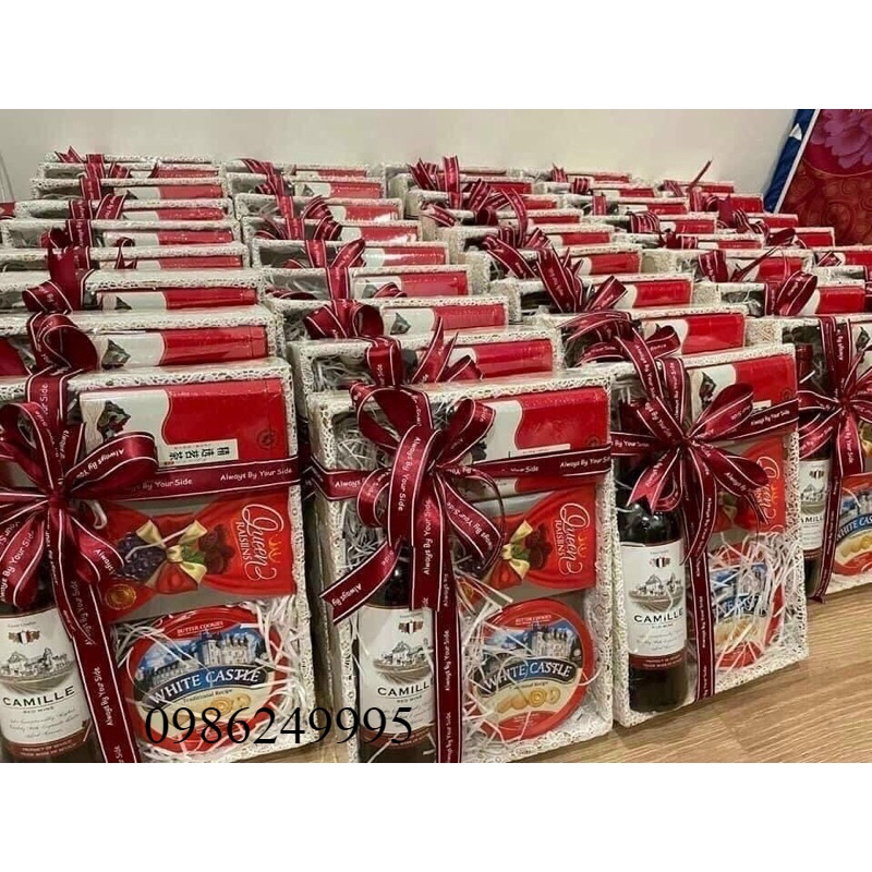 [giao 1h Hà Nội] khay giỏ quà tết có 3 màu xanh đỏ vàng - Khay quà Tết rẻ đẹp - quà tết kèm túi xách sang trọng | BigBuy360 - bigbuy360.vn