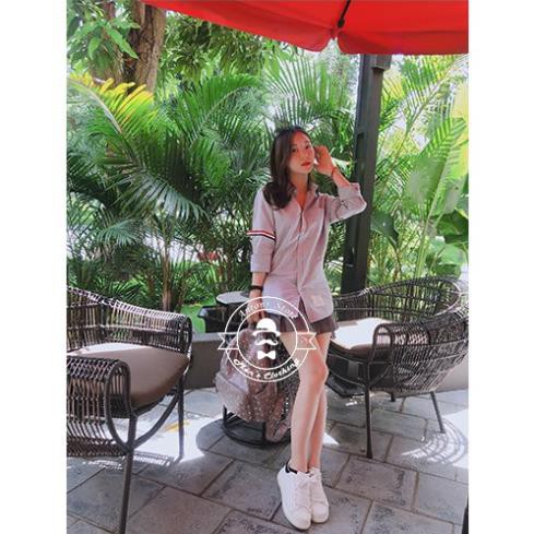 Sơ mi Thom Browne Vạch Tay 2 Bên