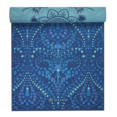 Thảm Yoga Gaiam Mystic Sky/Aubergine Swirl 6mm