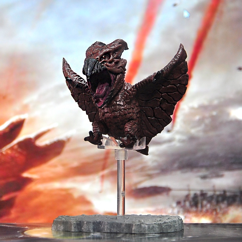 Bộ 7 mô hình Godzilla Chibi, Rồng 3 đầu KING GHIDORAH, MORTHA, RODAN size 9cm