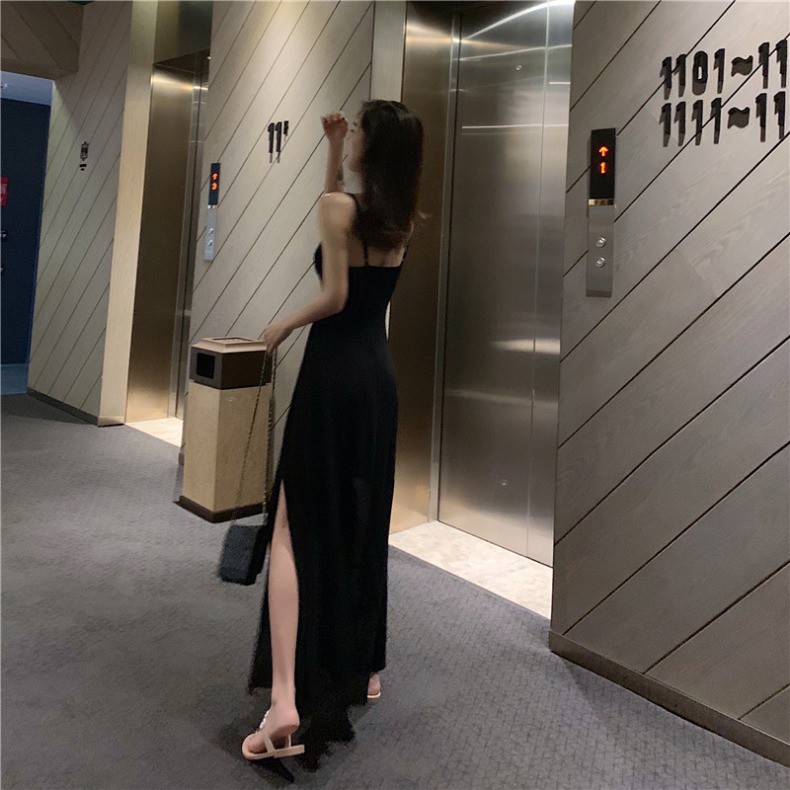 [Mã WAMT1505 giảm 10K đơn 0K] Váy Nữ, Váy Maxi Xẻ Tà, Váy Hai Dây, Đầm Maxi Thun Dài Gợi Cảm SIXTEEN. | BigBuy360 - bigbuy360.vn