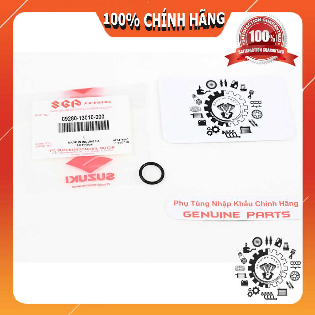 Ron cao su lọc nhớt nhỏ SATRIA, RAIDER, GSX, BANDIT zin Suzuki Indo 09280-13010-000