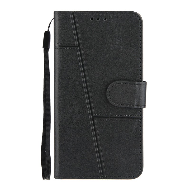 Huawei P smart 2021/ Y7a Simple style Solid color Phone Casing Advanced business Flip PU Leather Cover Stand Support Wallet Case