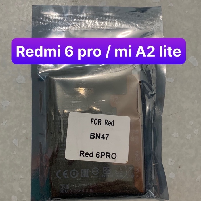 pin xiaomi BN47 / redmi 6 pro / Mi A2 lite / pin xịn 4000mAh