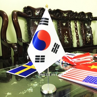 Cờ Để Bàn Đế Thép Cờ Hàn Quốc