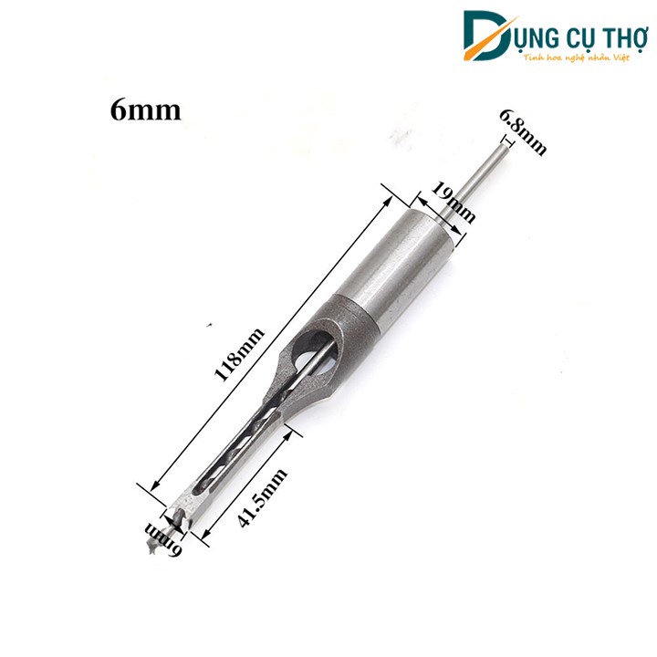 Mũi đục mộng vuông thép HSS cao cấp