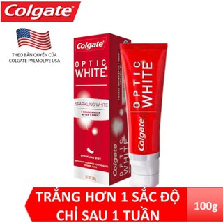 kem đánh răng cogate optic white 100gr