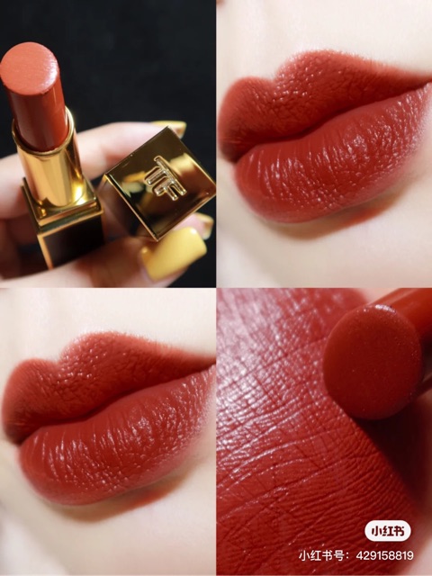 [ MỚI] Son thỏi TOM FORD vỏ đen SATIN MATTE LIP COLOR