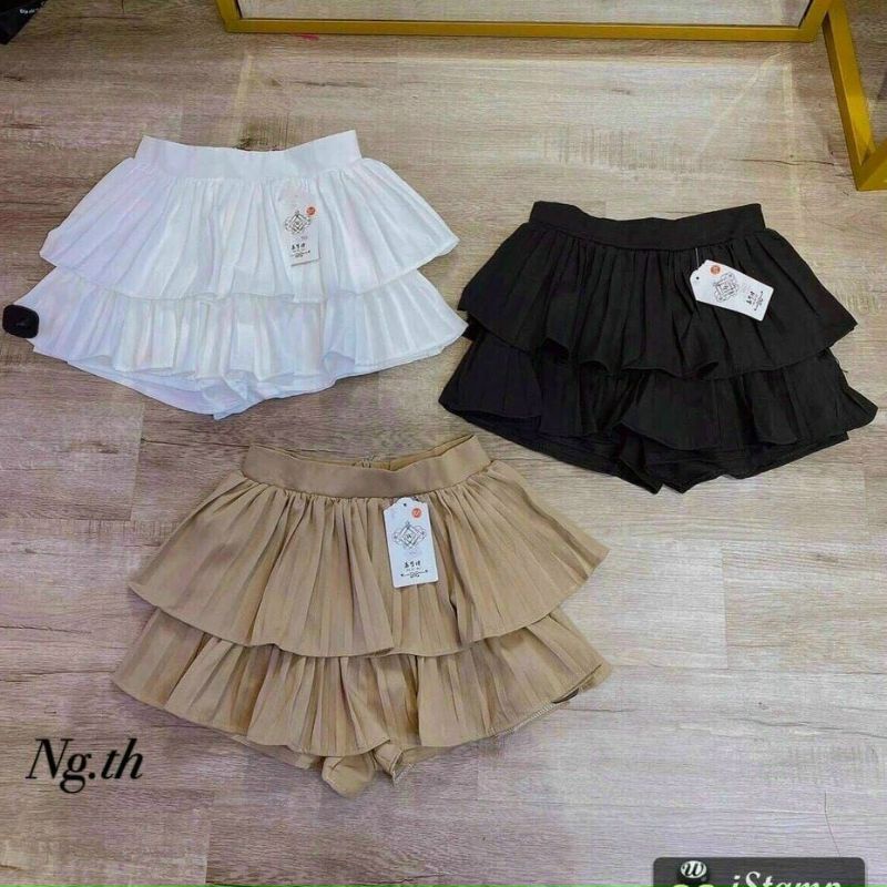 Chân váy xòe 2 tầng có quần bên trong