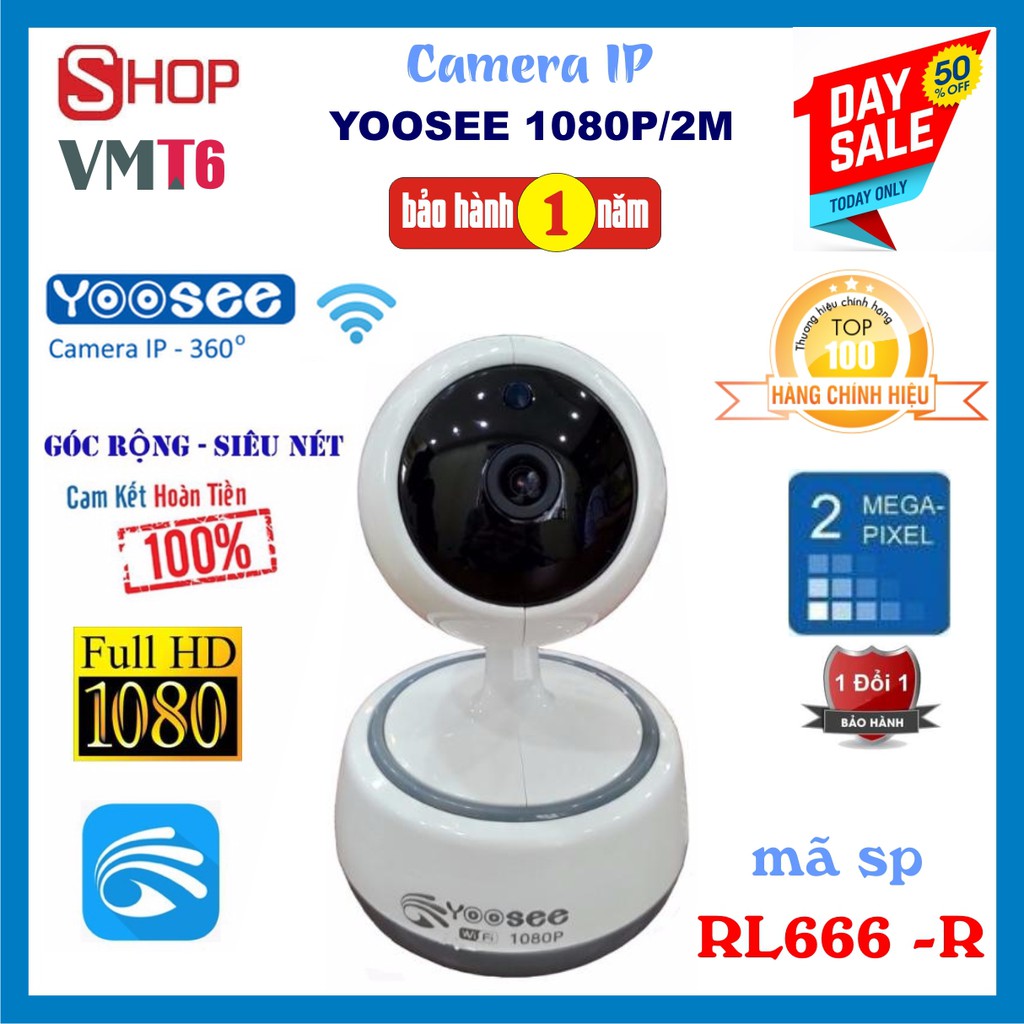 [ GIÁ HỦY DIỆT] Camera IP YooSee 2.0Mpx 1080p RLG666 R - Hồng ngoại quay đêm - Bảo hành 12 tháng!! | BigBuy360 - bigbuy360.vn