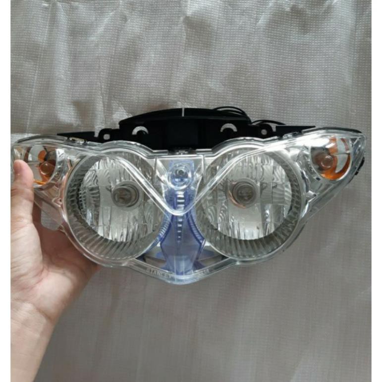 Pha chóa đèn xe Jupiter MX mắt cú luôn bóng zin