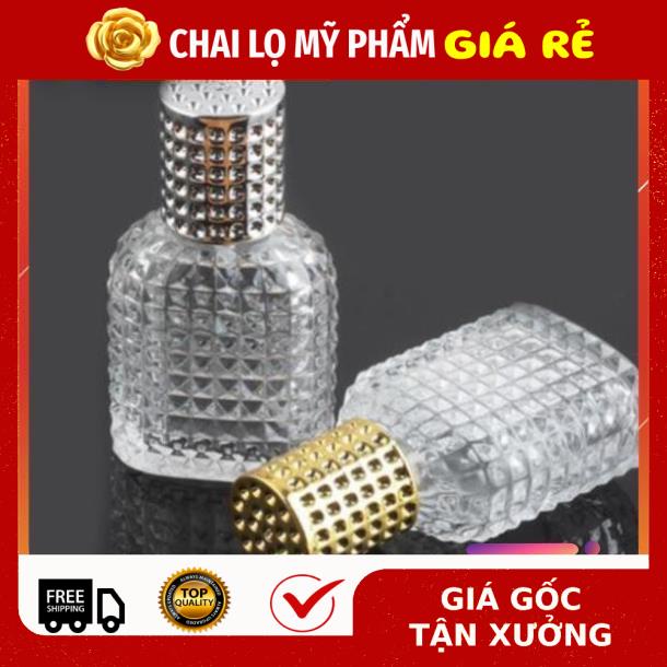 [RẺ VÔ ĐỊCH] Lọ chiết nước hoa gai 30ml,50ml valentino đựng dầu thơm , phụ kiện du lịch