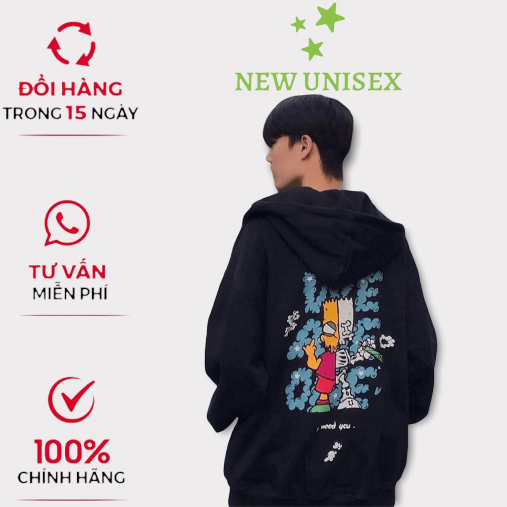 Áo Khoác Nỉ Unisex Nam Nữ IN Họa Tiết ĐẹpTP[NewUnisex]