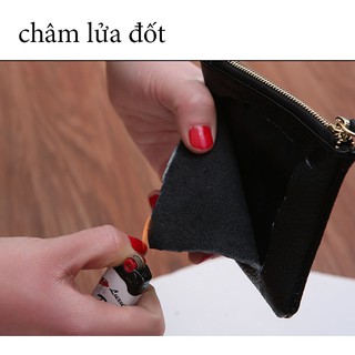 VÍ DA BÒ MINI CHẤT MỀM XỊN VMN01