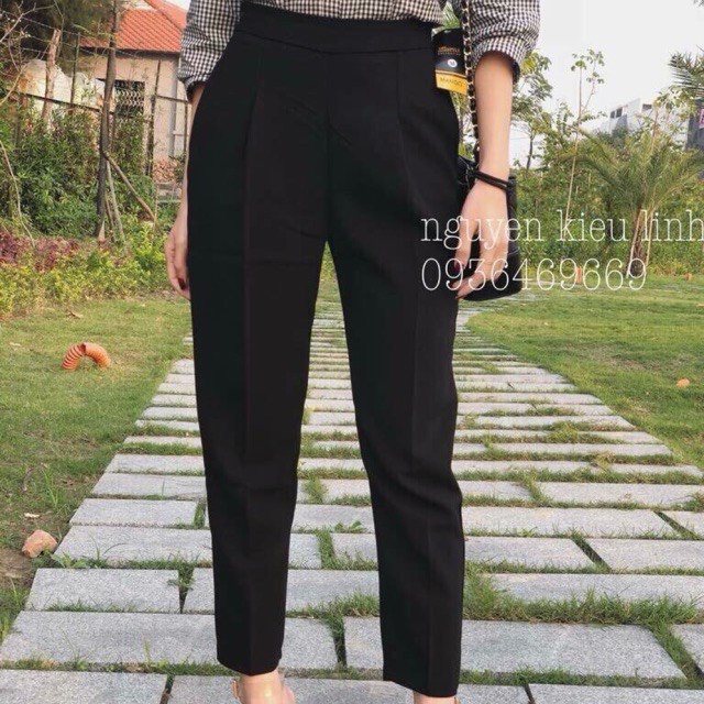 Quần vải Baggy umi hàn l1,đảm bảo không cắn,không xù,lên from chuẩn-Minxy shop