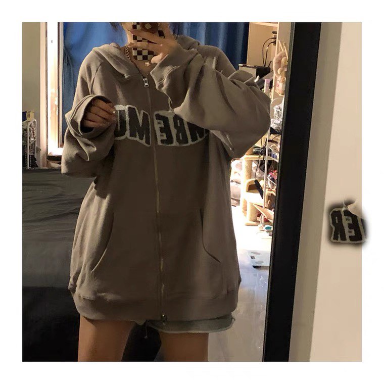 Áo khoác thời trang phong cách form rộng vintage fashion KURI ordertaobao