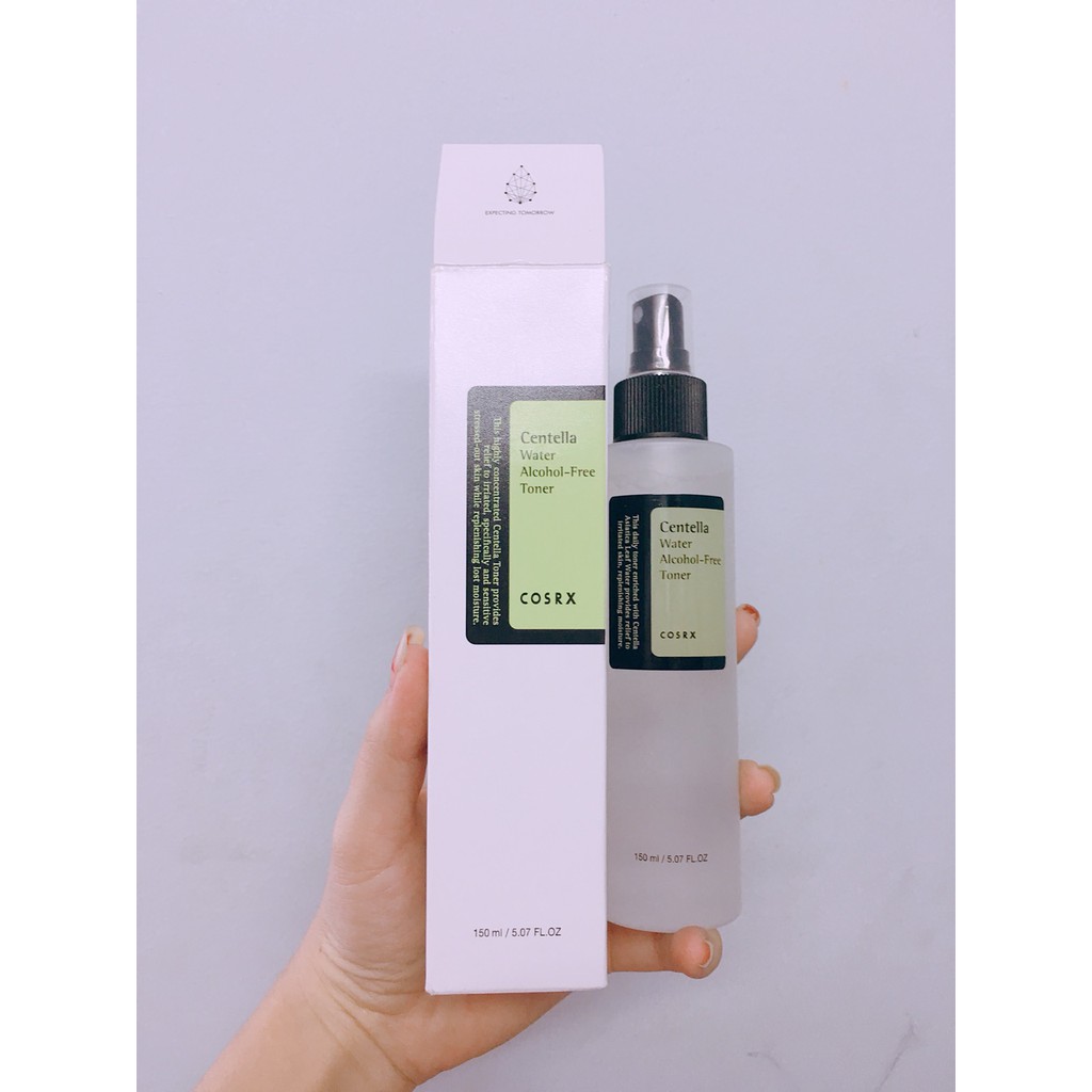 Nước hoa hồng giảm mụn không cồn COSRX Centella Water Alcohol-Free Toner 150ml