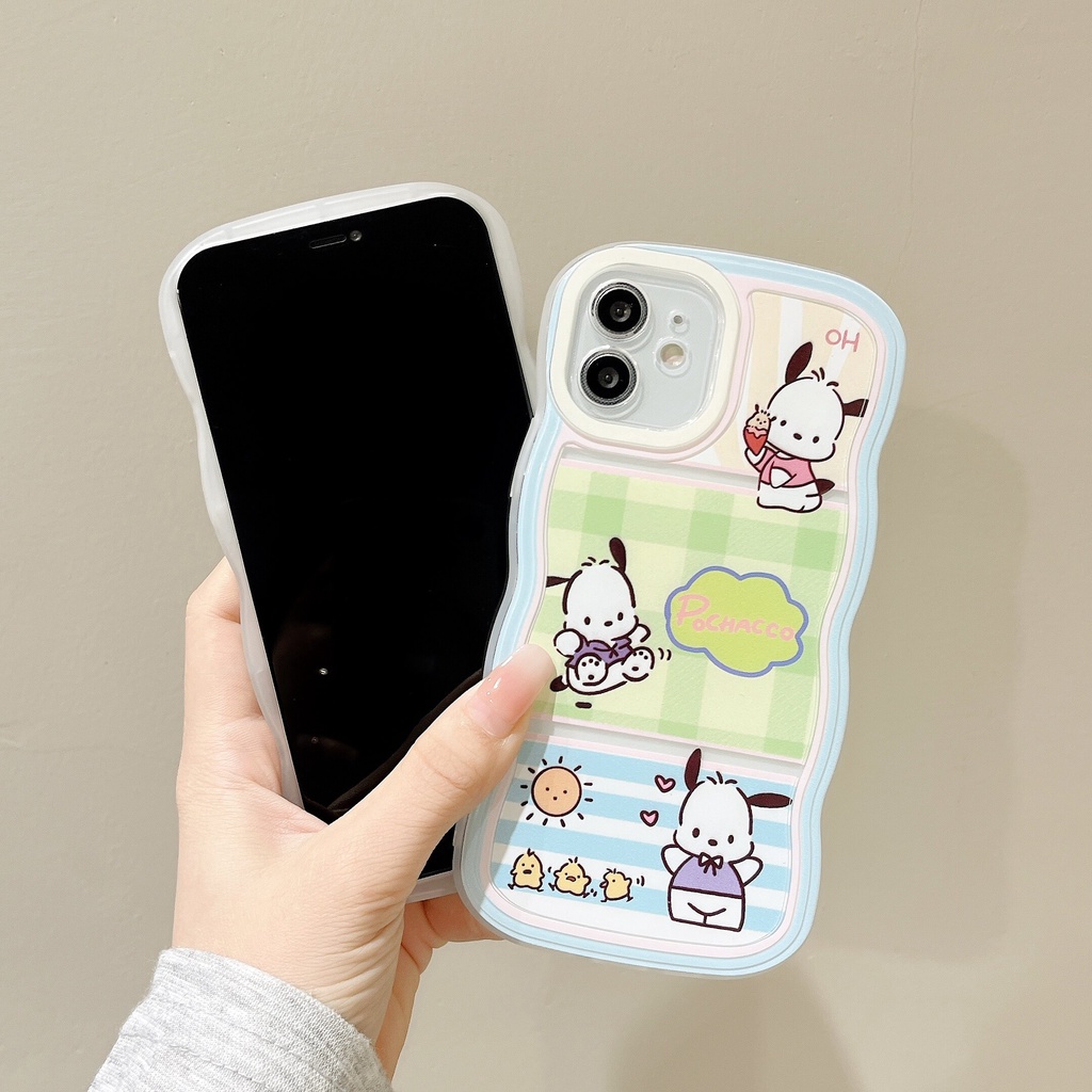 Ready Stock ins fashion big wave Phone Case For 14 13 12 11 Pro Xs Max X Xr 6 6S 6P 7 8 Plus Se 2020 Camera Protective Soft TPU Back Cover