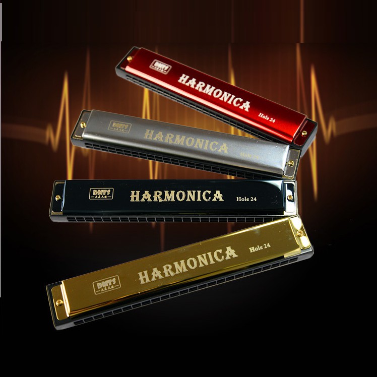 [Harmonica 24 LỖ] Kèn Harmonica DMTS 24 LỖ T2406S Cho bạn mới tập chơi