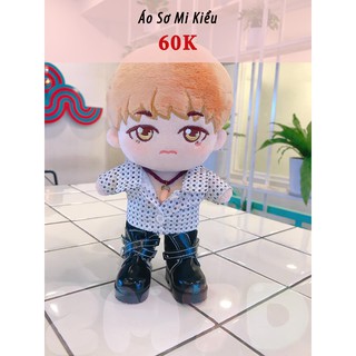 Áo sơ mi sang chảnh (Không kèm Doll ) BTS - Outfit Doll 20cm