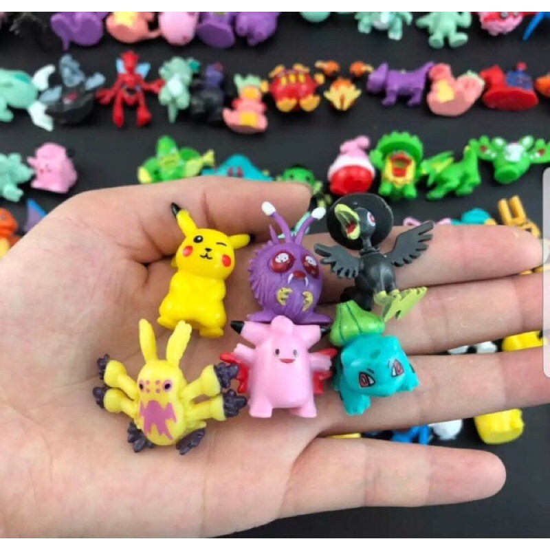 Thú POKEMON đồ chơi nhựa cho bé ( gồm 10 con )
