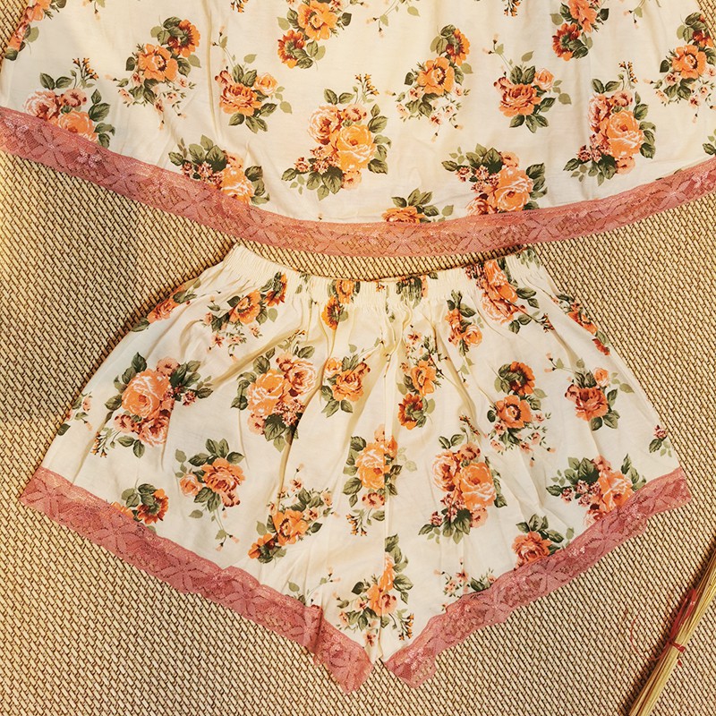 Bộ ngủ 2dây cotton thoải mái dễ thương đồ ngủ sexy dành cho nữ | BigBuy360 - bigbuy360.vn