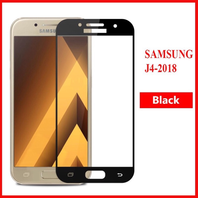 Kính cường lực 5D samsung J4-2018 xịn hộp đỏ