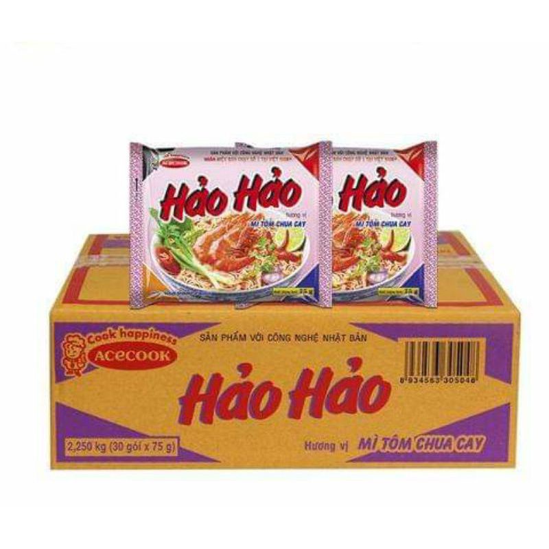 Thùng Mì Gói Hảo Hảo Hương Vị Tôm Chua Cay