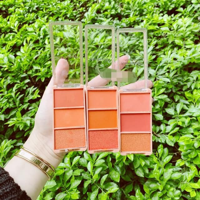 [FREESHIP TỪ 50K]Má hồng 3 Ô Kiss Beauty Tông Cam Đào MH03K | BigBuy360 - bigbuy360.vn
