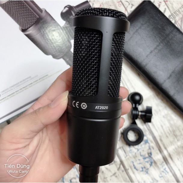 Mic thu âm Audio- technica AT2020 chính hãng chạy nguồn 48V dòng cao cấp phù hợp cho mọi sound card trên thị trường