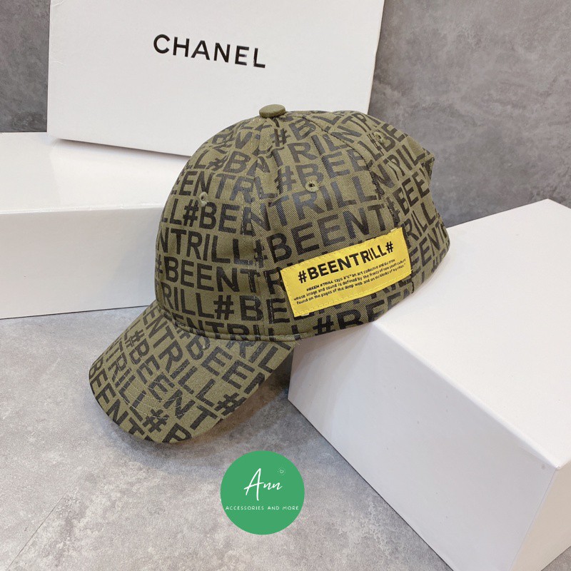 MŨ LƯỠI TRAI BEENTRILL MONOGRAM HÀN QUỐC- PHONG CÁCH THỜI TRANG, MÀU SẮC TRẺ TRUNG, PHOM MŨ CHUẨN ĐẸP STORE, FULL TAG