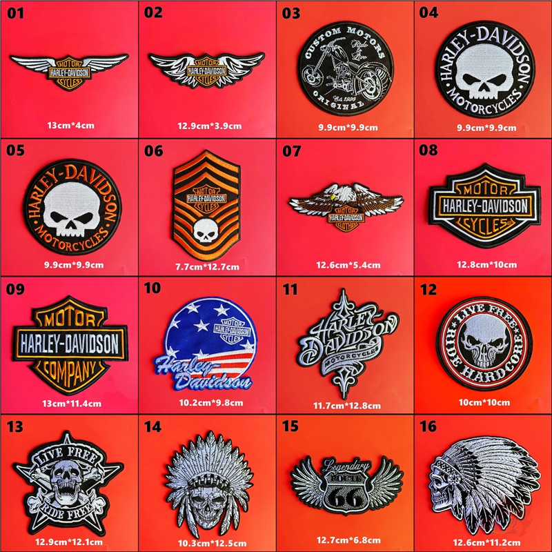 ♥ Sticker Ủi Thêu Hình Đầu Lâu Phong Cách Ấn Độ ♥ 1 Miếng Dán Ủi Quần Áo Hình Đôi Cánh Đại Bàng