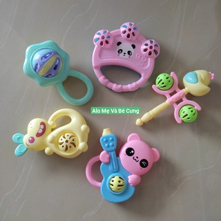 (GIÁ TỐT) (NHỰA CAO CẤP) ĐỒ CHƠI XÚC XẮC HÌNH THÚ CHO BÉ. LỤC LẠC CHO CHO BÉ.