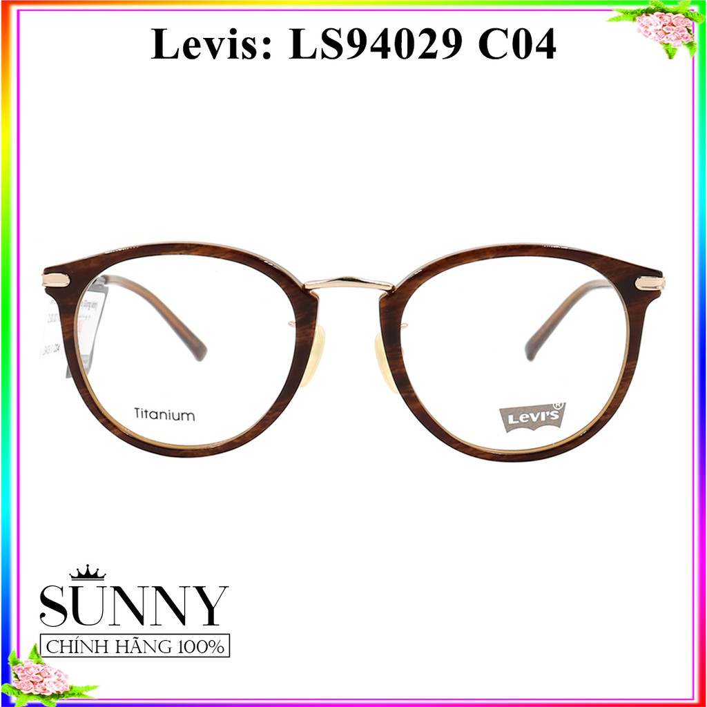 Gọng kính thời trang Levis LS94029 C04 chính hãng, thiết kế dễ đeo bảo vệ mắt