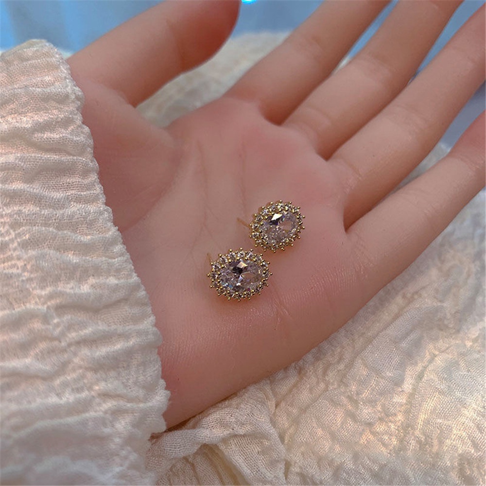 Khuyên Tai Hình Chim Bồ Câu Đính Đá Thời Trang Cho Nữ