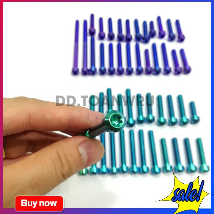 Full Bộ Ốc Gắn Lốc Máy cho xe Raider Xăng cơ - Siêu chất Siêu rẻ