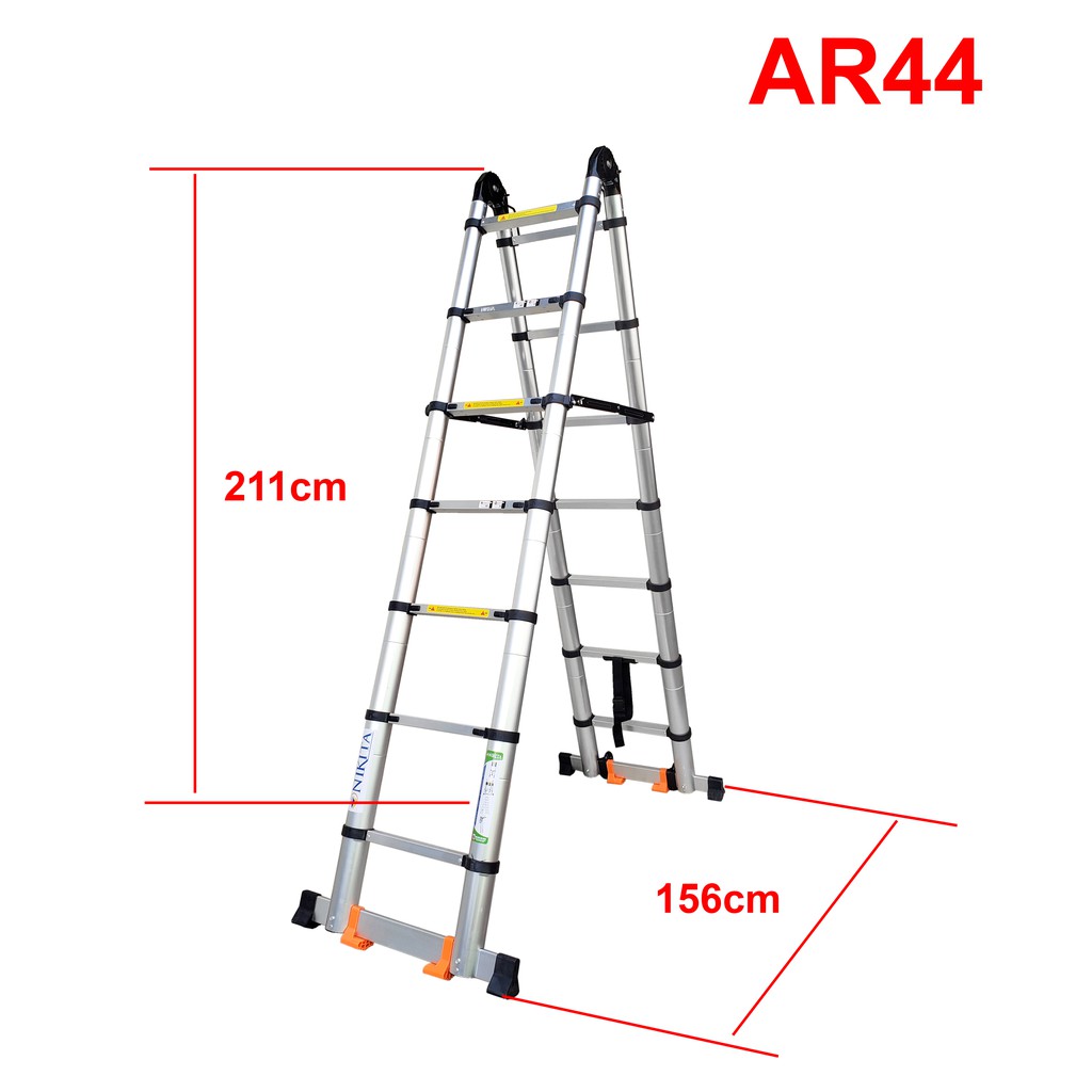 Thang nhôm rút chữ A - NIKITA AR44