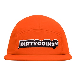 DirtyCoins Nón 5 Panels Cap - Orange