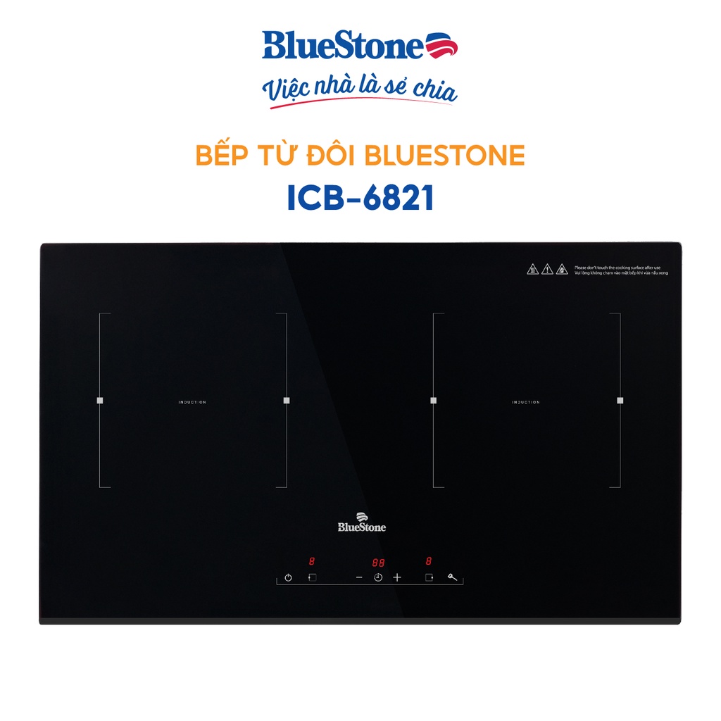 Bếp Từ Đôi BlueStone 4000W ICB-6821