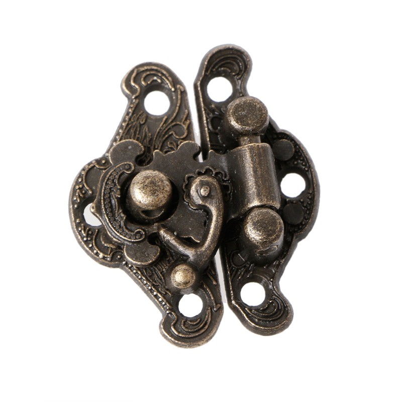 Ổ Khóa Hộp Gỗ Bằng Hợp Kim Kẽm Phong Cách Vintage