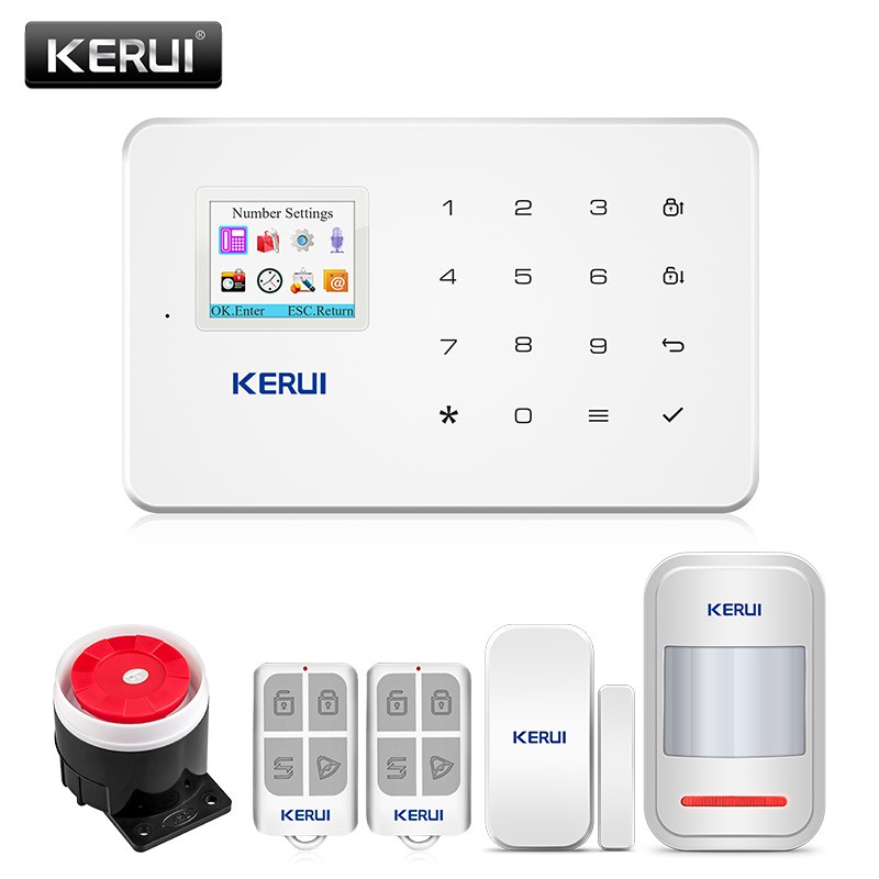 Báo trộm qua điện thoại dùng SIM KERUI G8,chính hãng BH12 tháng