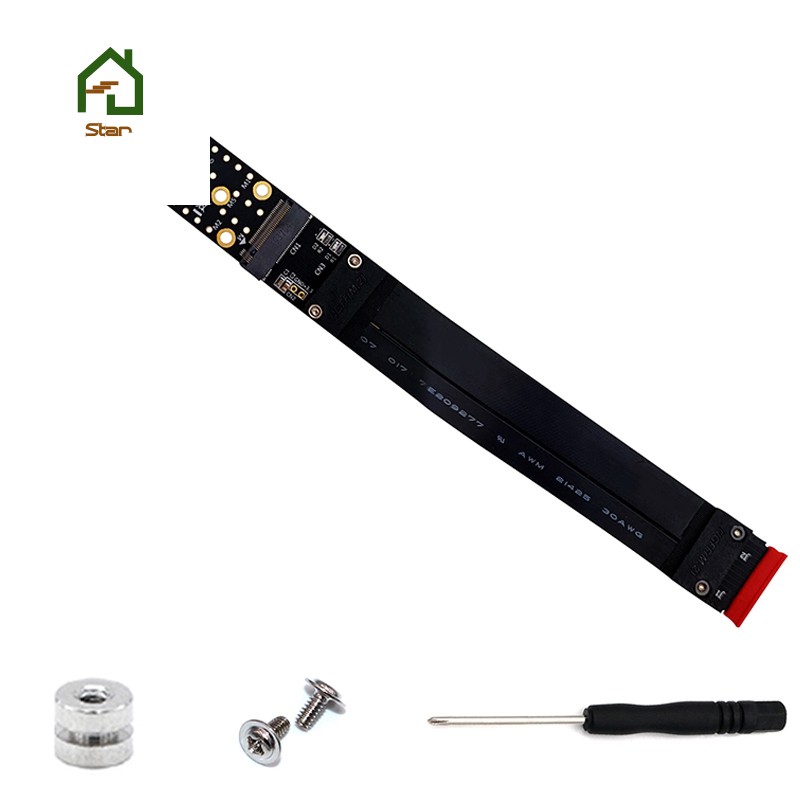 Dây Cáp Nối Dài M.2 Ngff Nvme M Key Ssd Hỗ Trợ Pci-E 3.0 4x