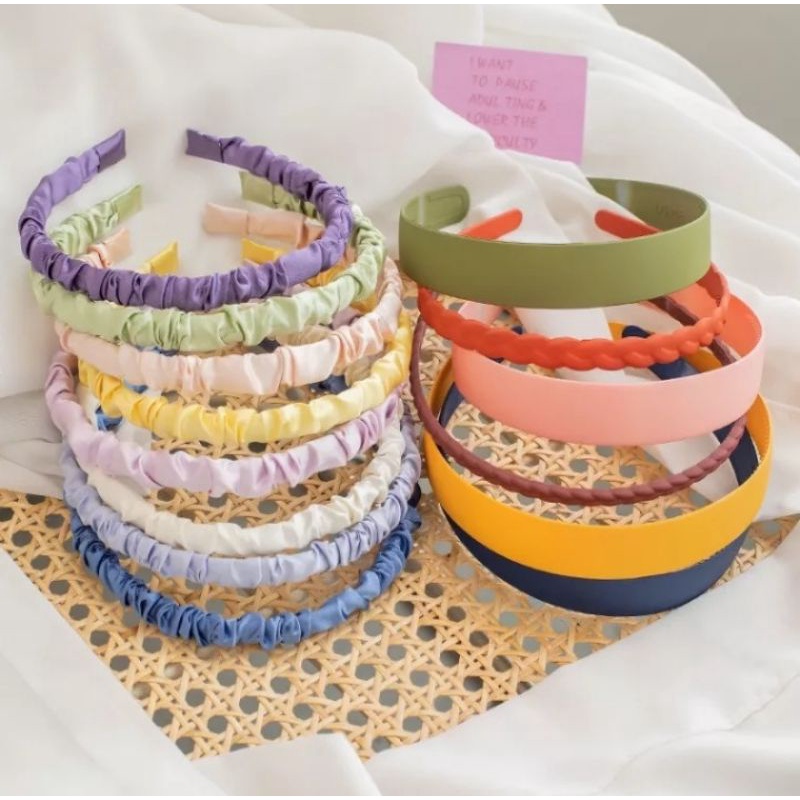 Băng đô tóc cài tóc nhiều màu