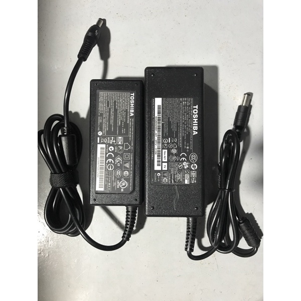 Nguồn Adapter laptop TOSHIBA kèm dây nguồn. 19V3.42A(chân thường) và 15V5A(chân to)