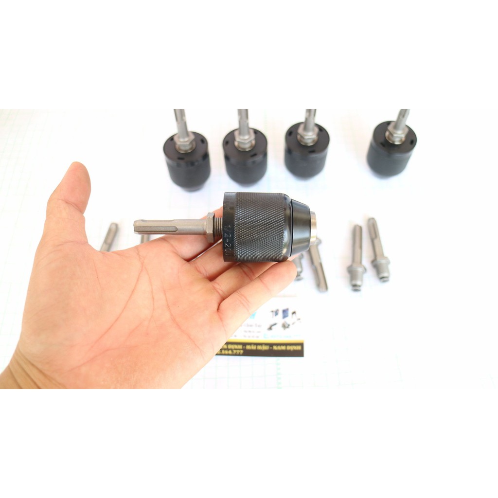 Đầu Chuyển Đổi AUTOLOCK Khoan Bê Tông Sang Khoan Bắt Vít Khoan Sắt