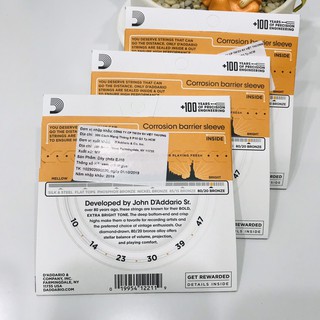 Chính hãng Dây guitar acoustic D'addario EJ10