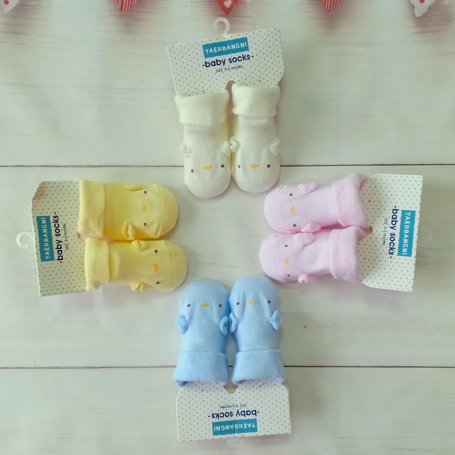 Tất sơ sinh/ Vớ sơ sinh bobowa baby sock mẫu mới 0 - 6 tháng