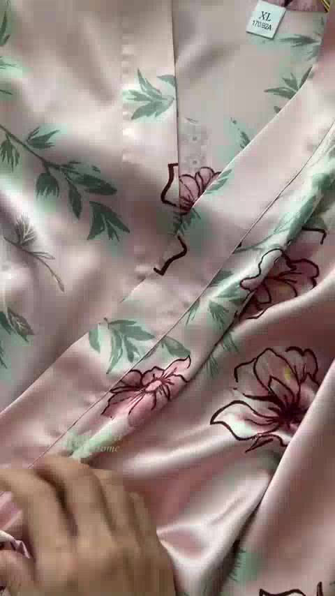 Áo Kimono Ngủ Lụa 🌸 Yukata Mặc Nhà 🌸 Áo Choàng Tắm IVY242 | BigBuy360 - bigbuy360.vn