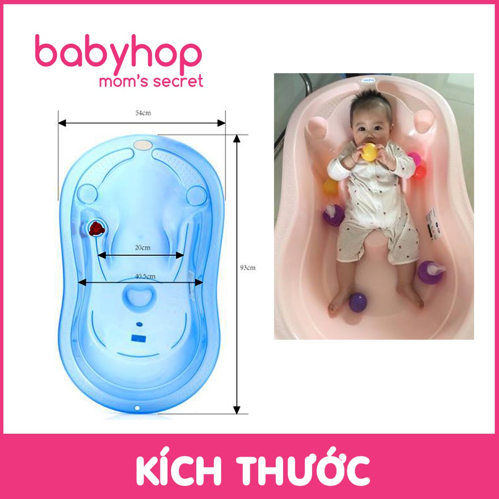 Chậu tắm cho bé Ergo của babyhop